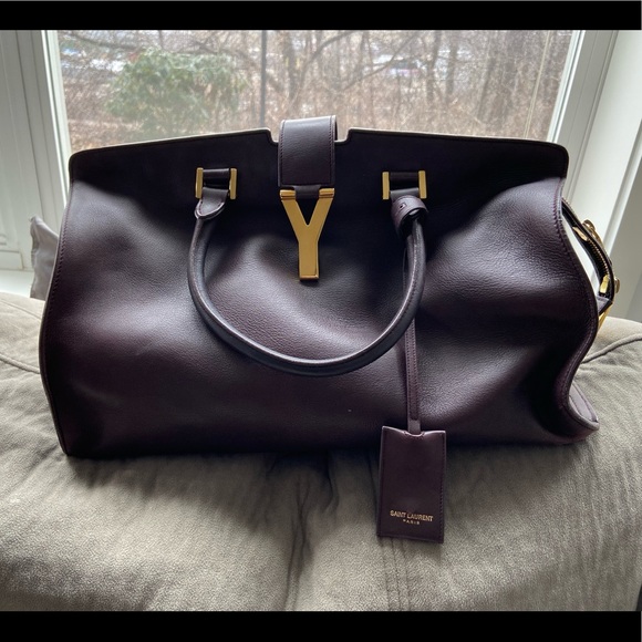 ysl satchel handbag